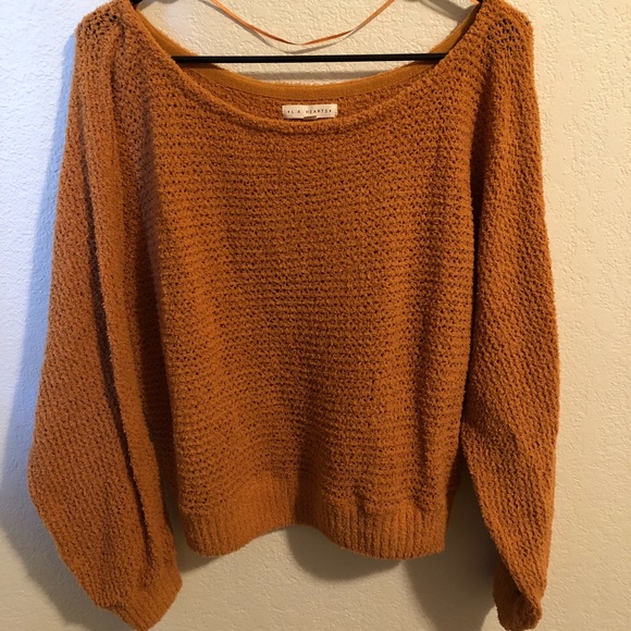 pacsun yellow sweater